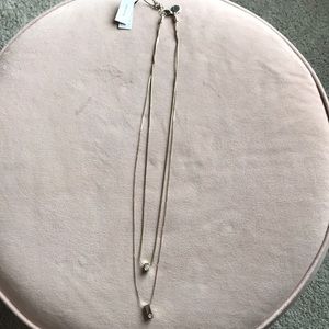 Long gold necklace from White House Black Market